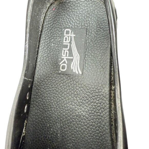 Dansko Pixie Molded EVA Floral Embossed Mules Clogs Black Women’s Sz 38 US 7.5 8 - Picture 7 of 8